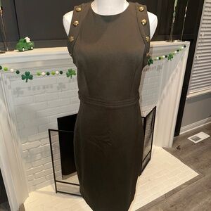 WHBM Green Sleeveless Dress - Never Been Worn
